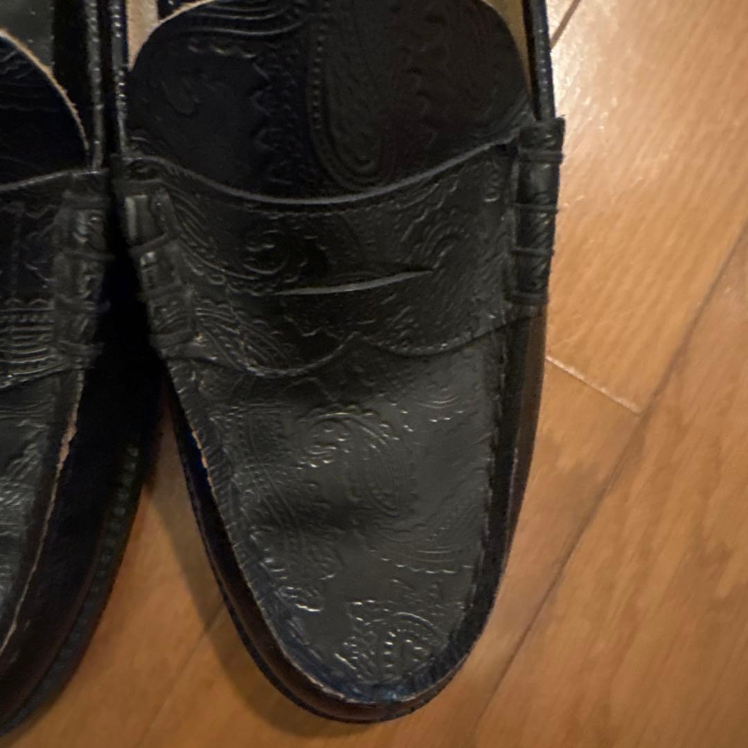 ケンフォード　全面ペイズリー　ローファー