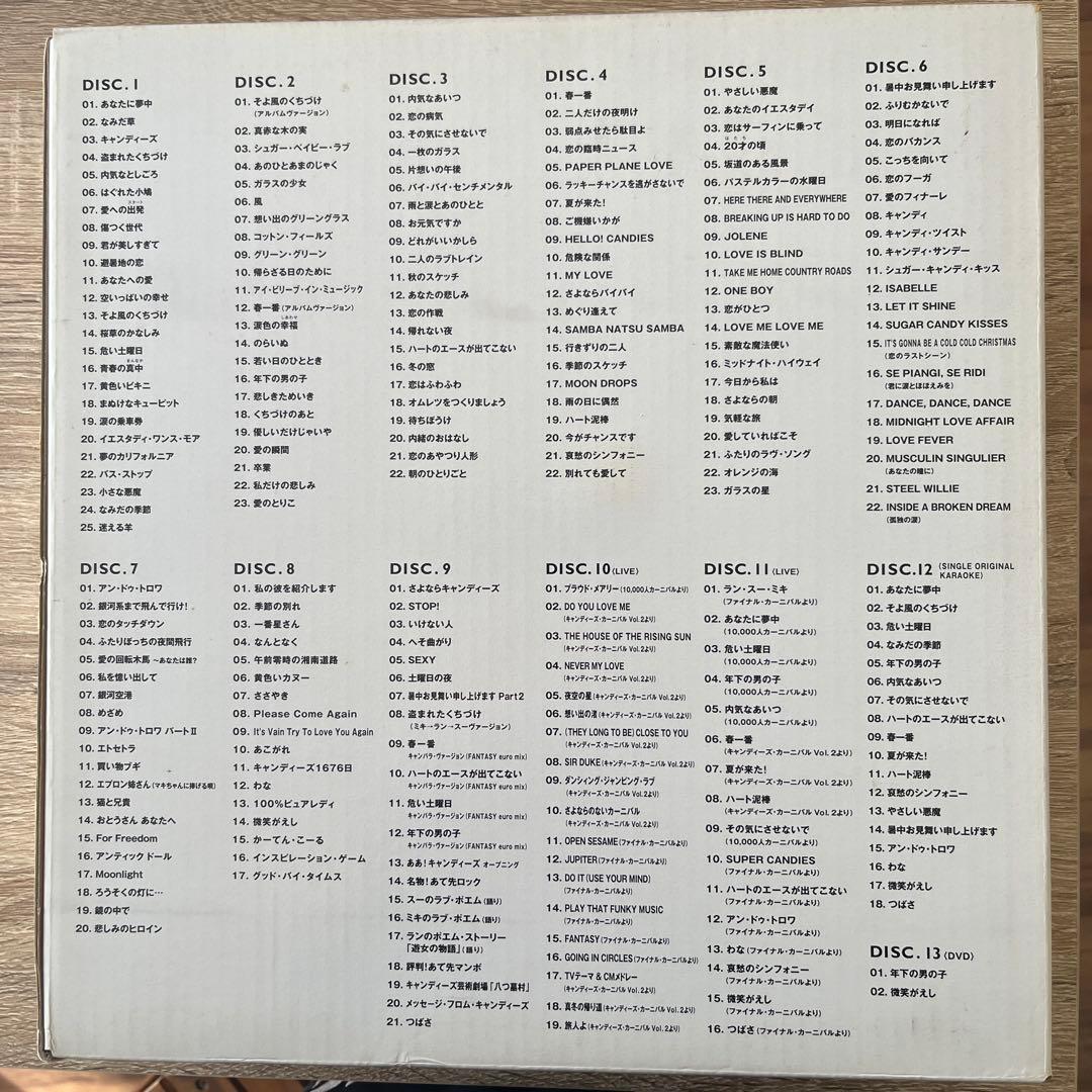 キャンディーズ プレミアム ALL SONGS CD BOX 未使用