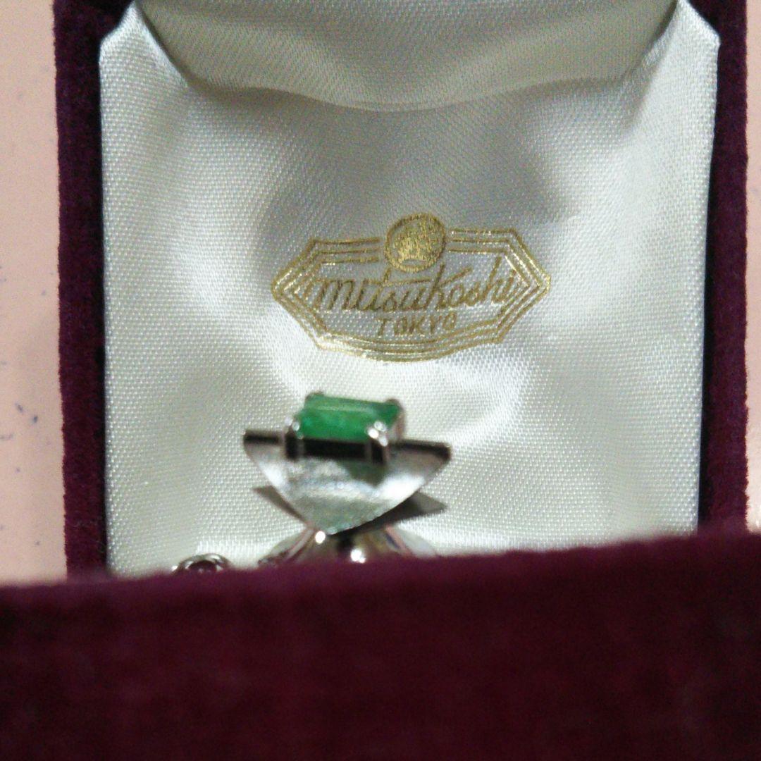 ☆思いきって再々値下げ！エメラルド ネクタイピン 三越購入