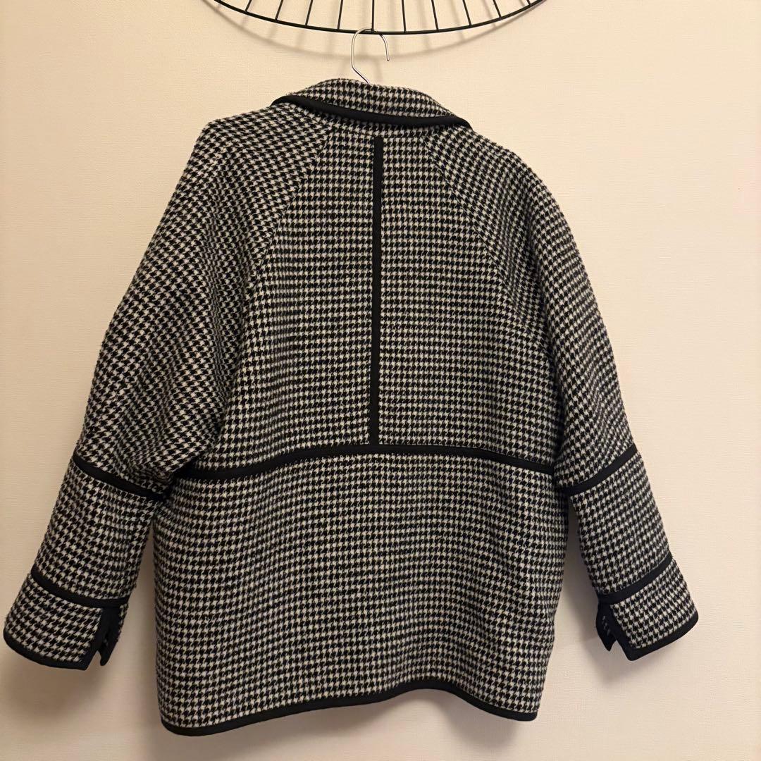 ジャケット・アウター Clane MIX HOUNDSTOOTH LINE JACKET