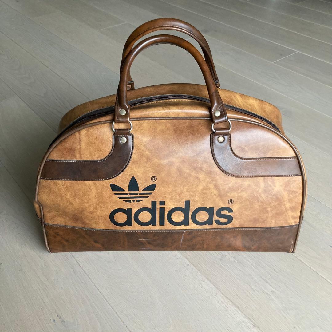 美品 70s アディダス Peter Black ボストンバック 英国製