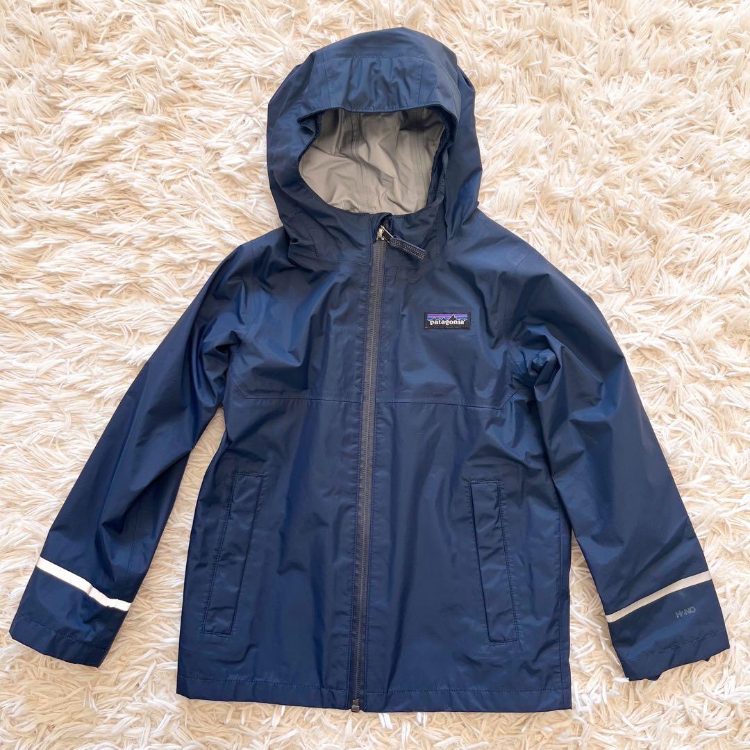 patagonia ネイビー キッズ・トレントシェル3L・ジャケット