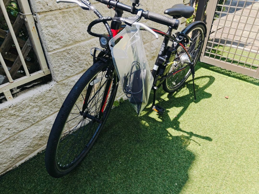 Fujin 電動自転車 26インチ 黒/赤