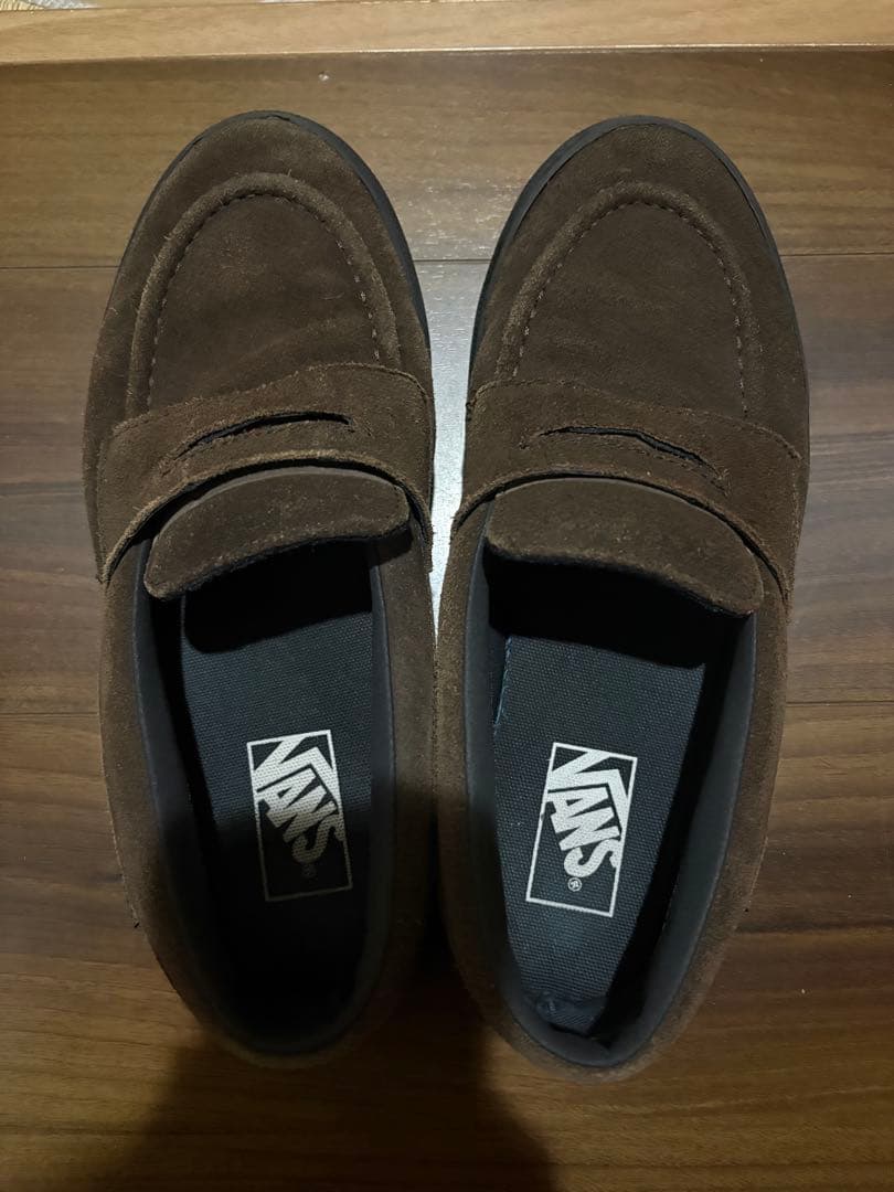 VANS ブラウン スエード ローファー　　 【値下げ⭕️】