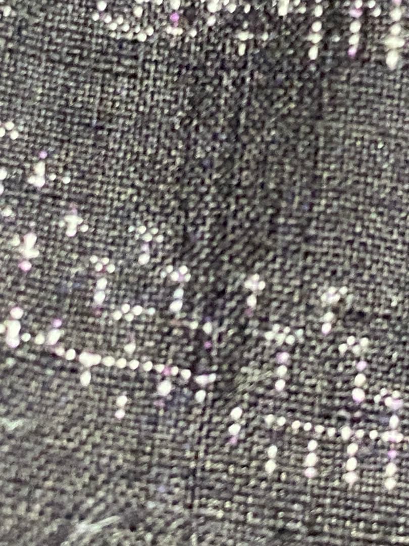 値下げ　本場　結城紬　縦横真綿　100山亀甲