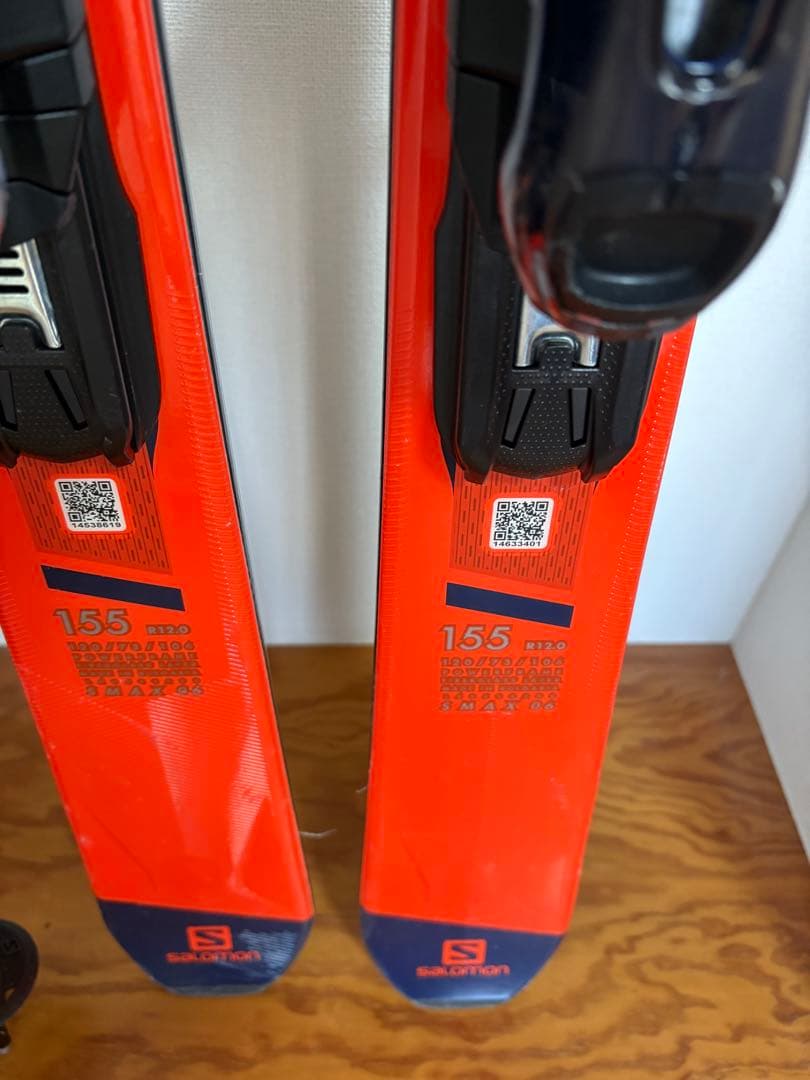 Salomon IMAX スキー 板 バインディング・ポール付き