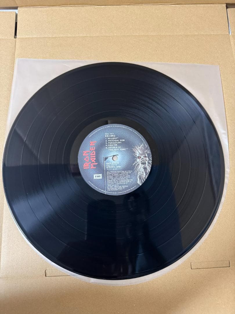 帯付き LPレコード 中古 美品 現状品 アイアン メイデン キラーズ