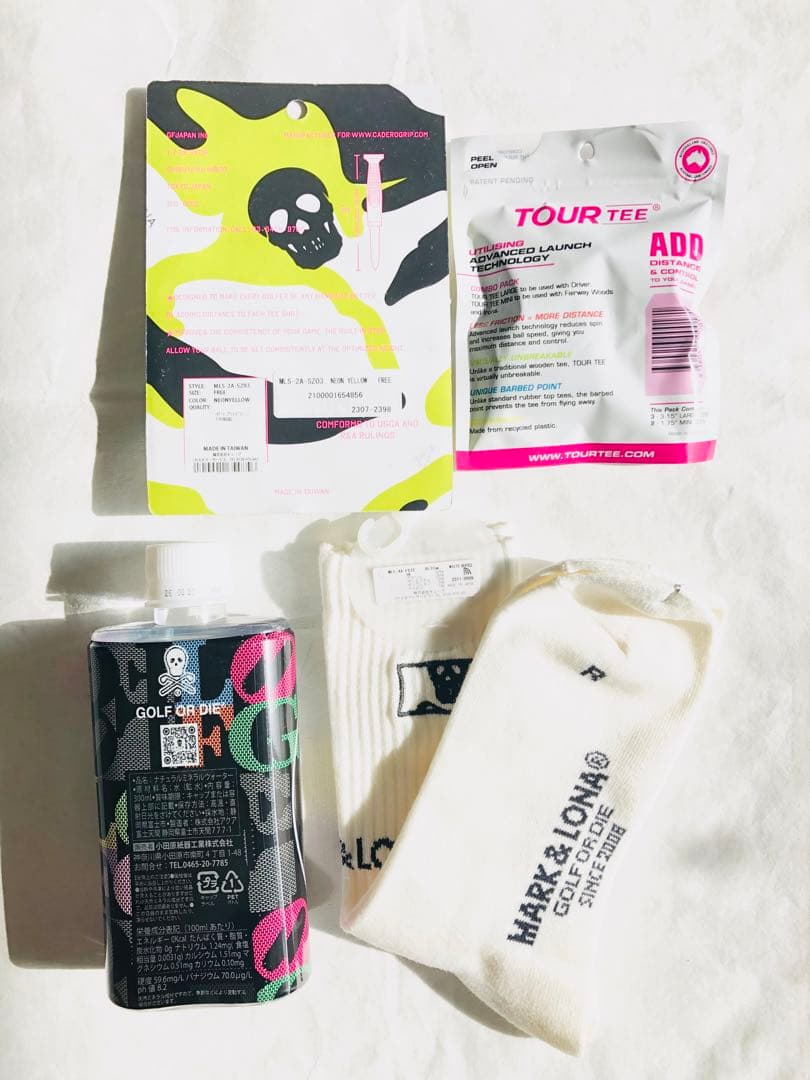 MARK & LONA ゴルフティー ソックス スカル 迷彩 カモフラ 木村拓哉