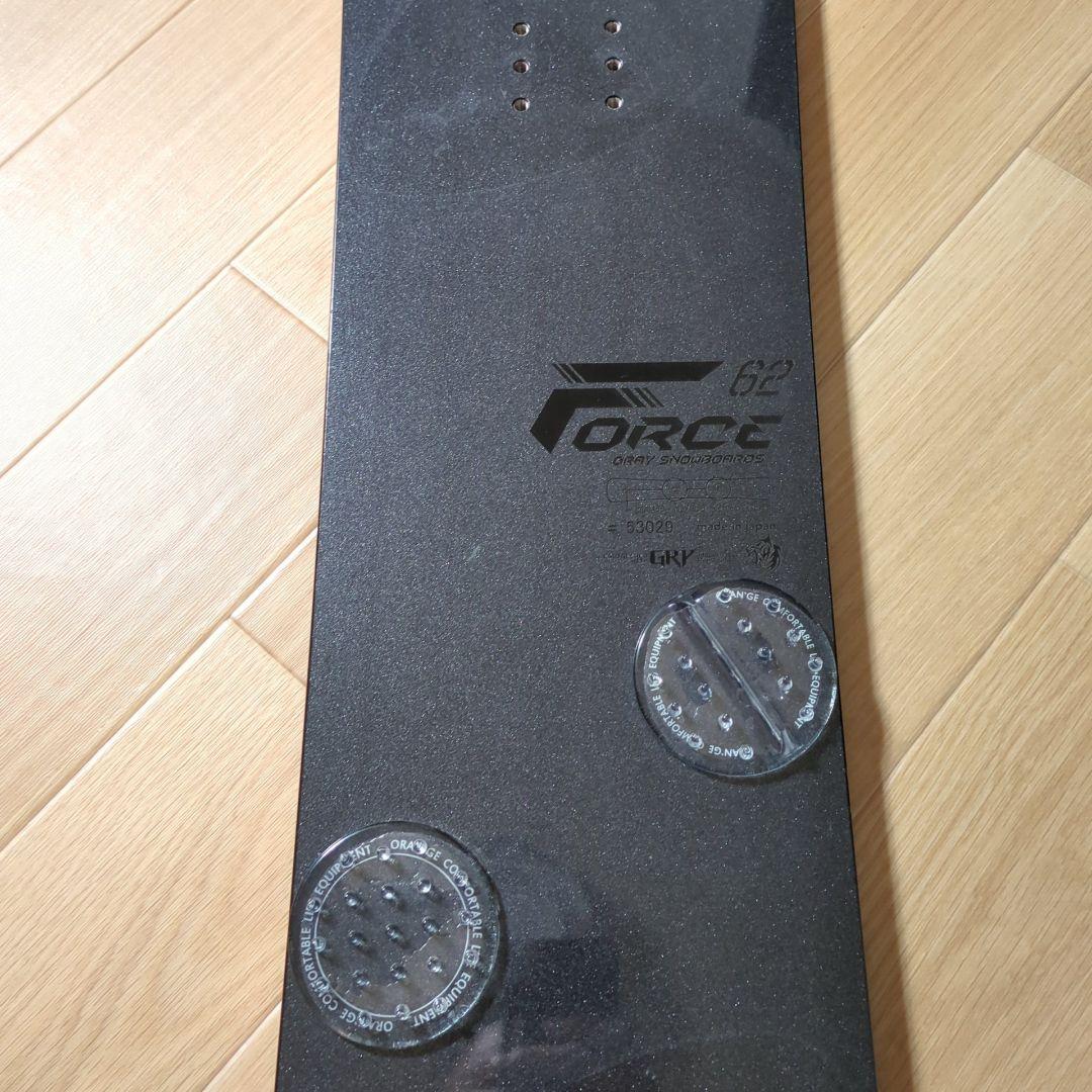 GRAYスノーボード Force 62 アルペンスノーボード グレイ