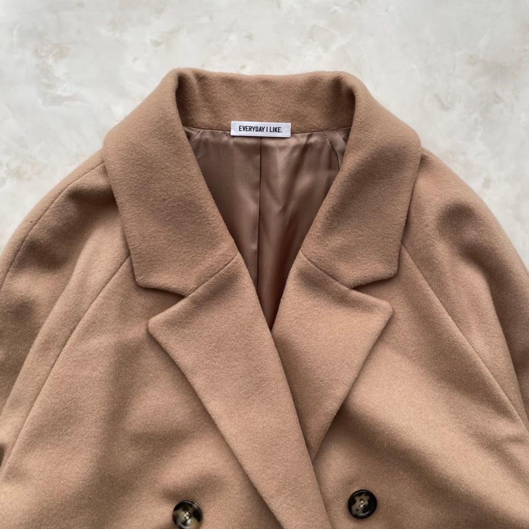 【新品】エヴリデイアイライク Short Double カシミヤチェスターコート