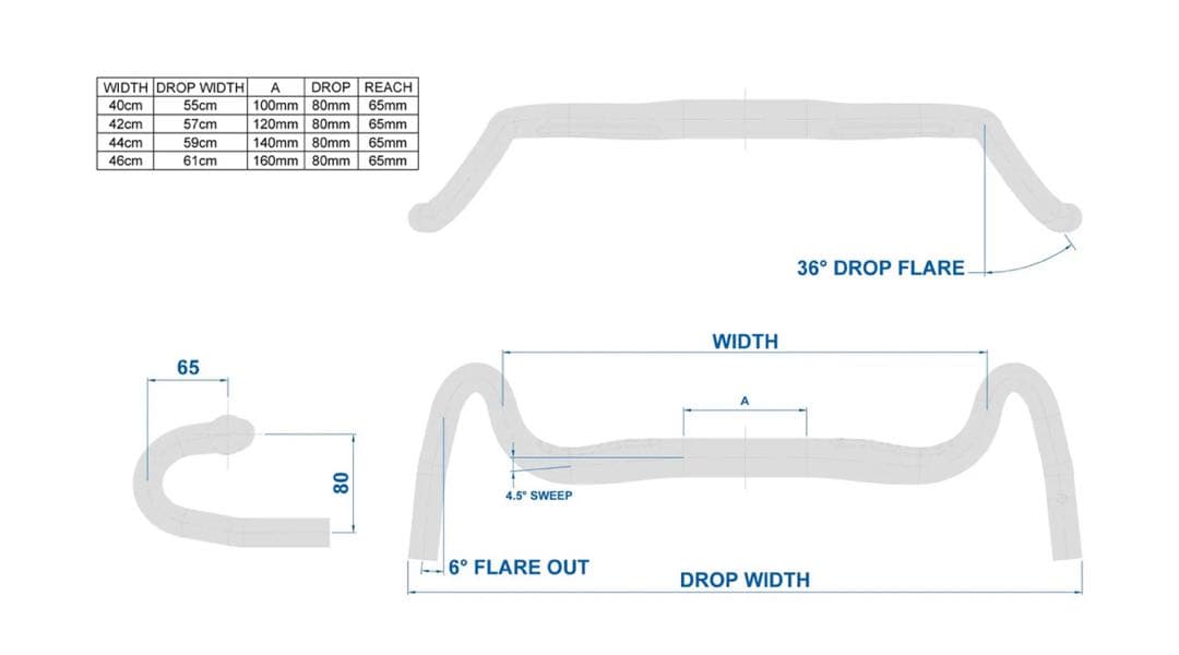 RITCHEY beacon bar wcs 460mm 美品　グラベル　mtb
