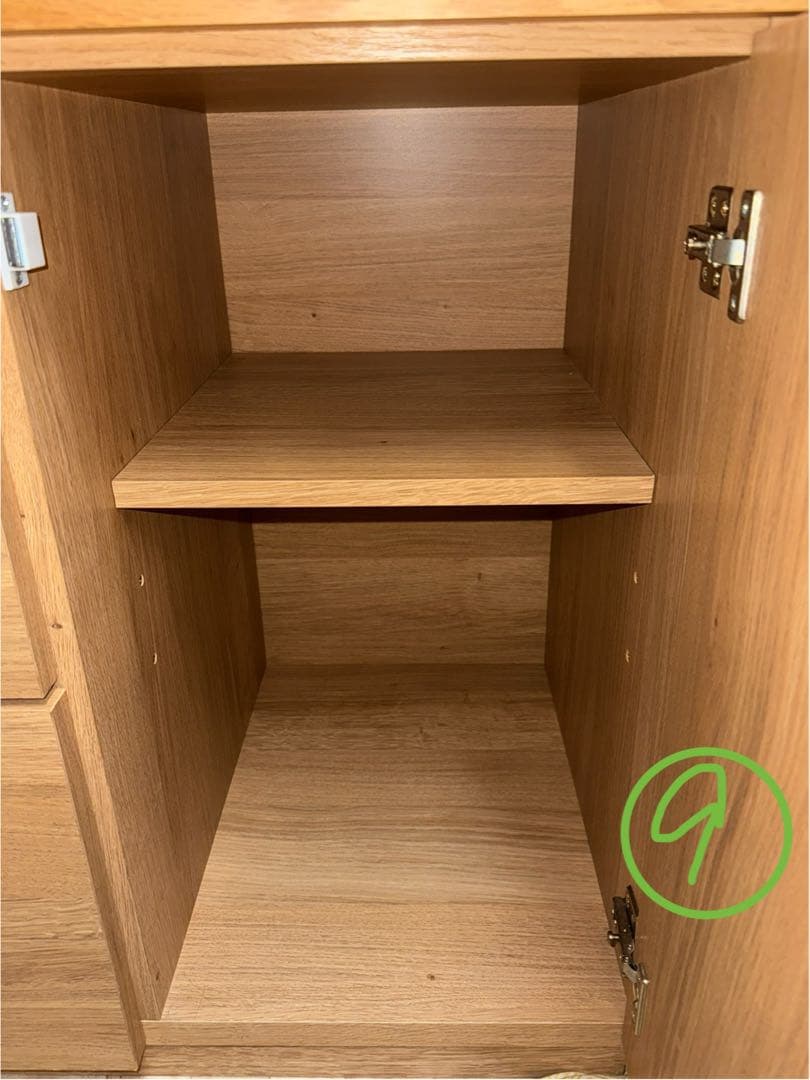 「ヤフオクは傷あるもので6万です！」【お買い得】オクタハウタ　キッチン収納105