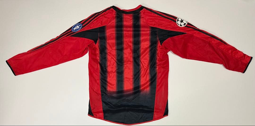 adidas (アディダス) AC Milan 04-05 長袖シャツ Mサイズ