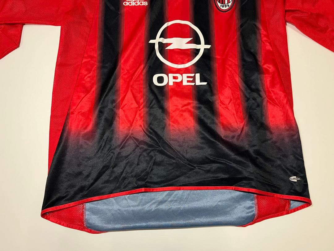 adidas (アディダス) AC Milan 04-05 長袖シャツ Mサイズ