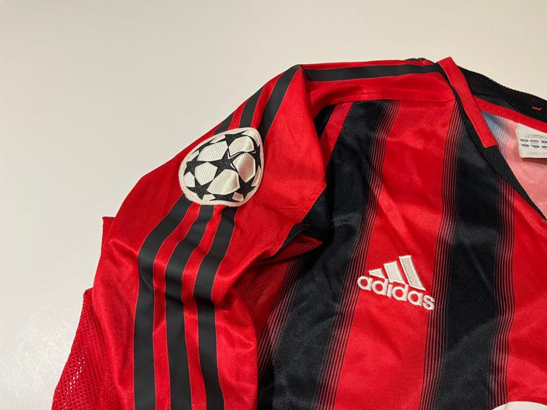 adidas (アディダス) AC Milan 04-05 長袖シャツ Mサイズ