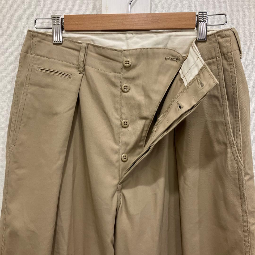 パンツ MARKAWARE WIDE ORGANIC COTTON DRY TWILL