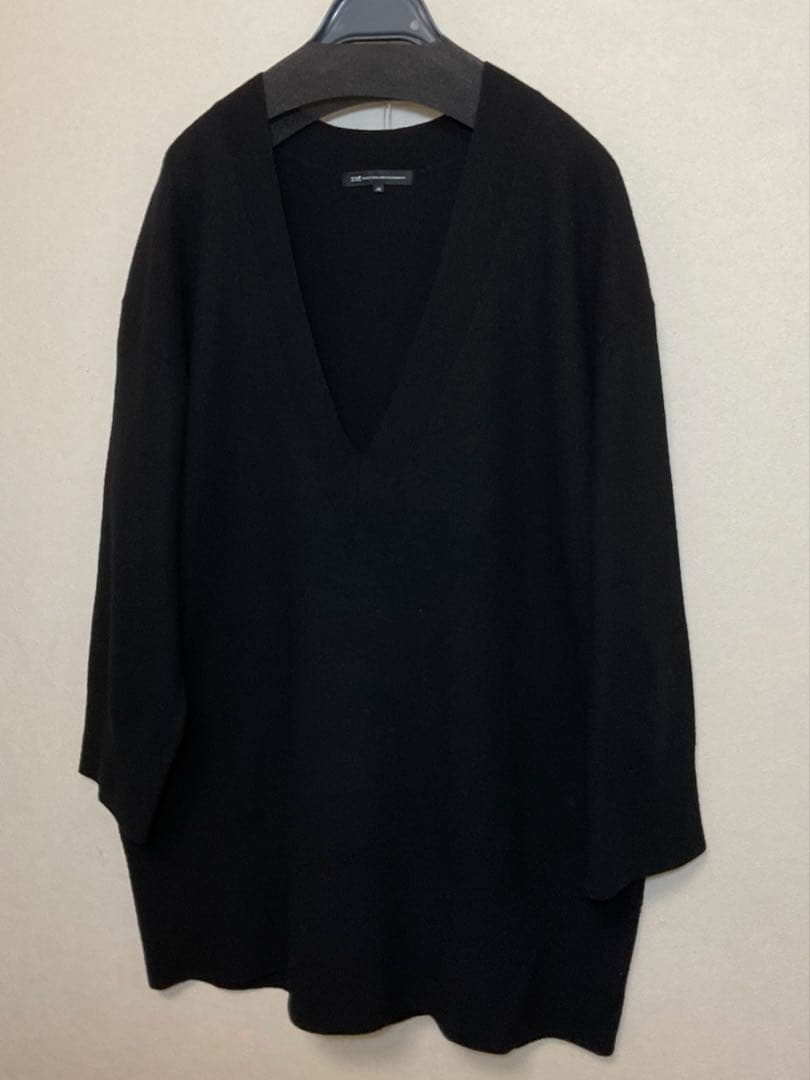 大きいサイズ 23区 ボイルドウール深V ニット(自由区ICBクミキョク)