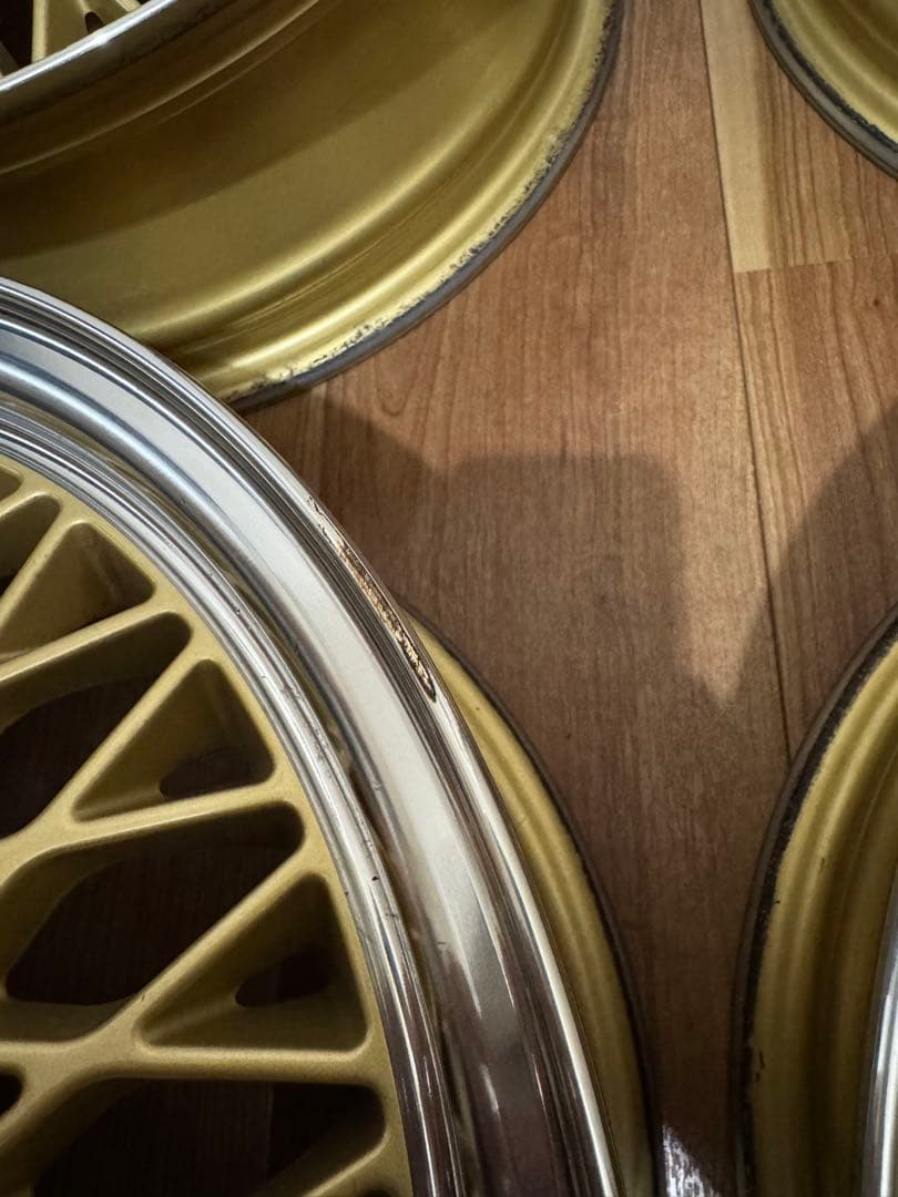 ゴールド メッシュデザイン ホイール 4本セット