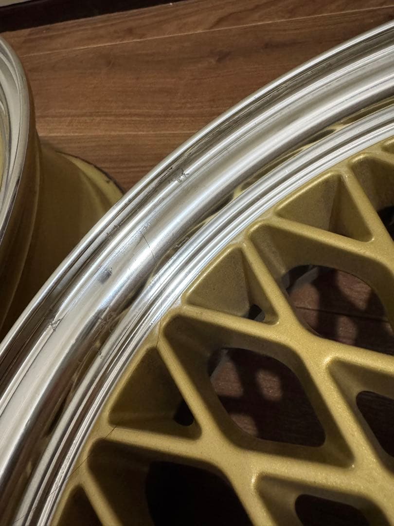 ゴールド メッシュデザイン ホイール 4本セット