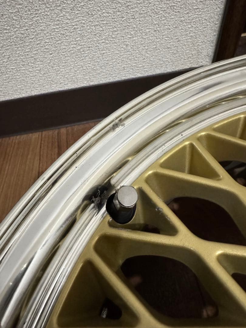 ゴールド メッシュデザイン ホイール 4本セット