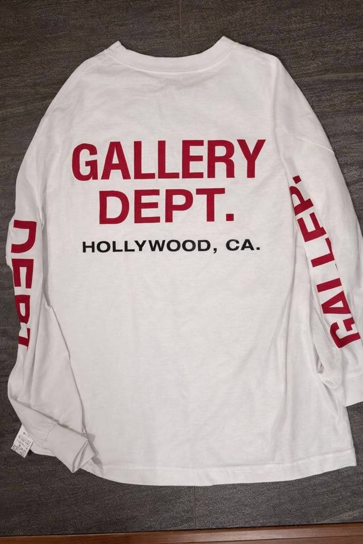 GALLERY DEPT. ホワイト Tシャツ　ロンT ギャラリーデプト　正規品