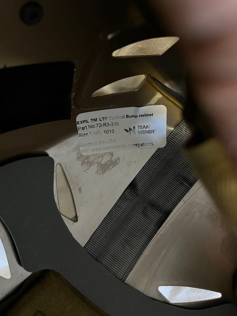 S*C様 TEAM WENDY EXFIL LTP RAIL3.0 M/Lサイズ