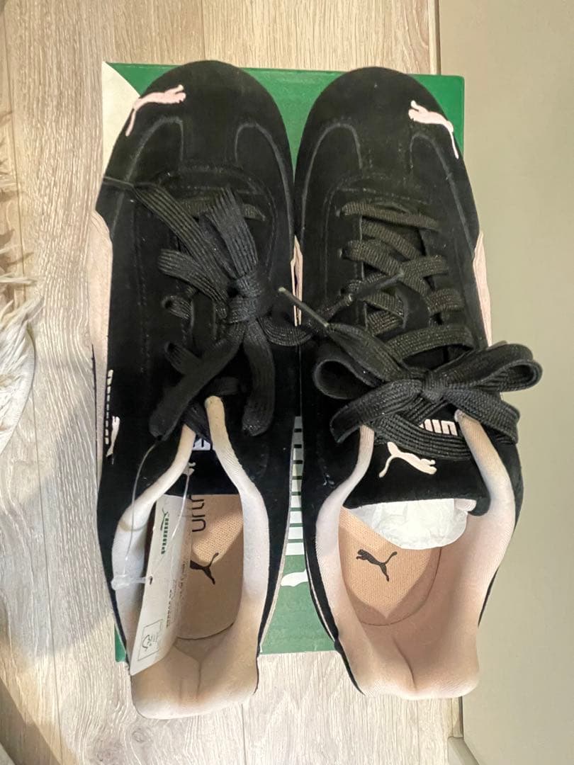 プーマ　スピードキャット OG ブラック　ピンク 新品未使用