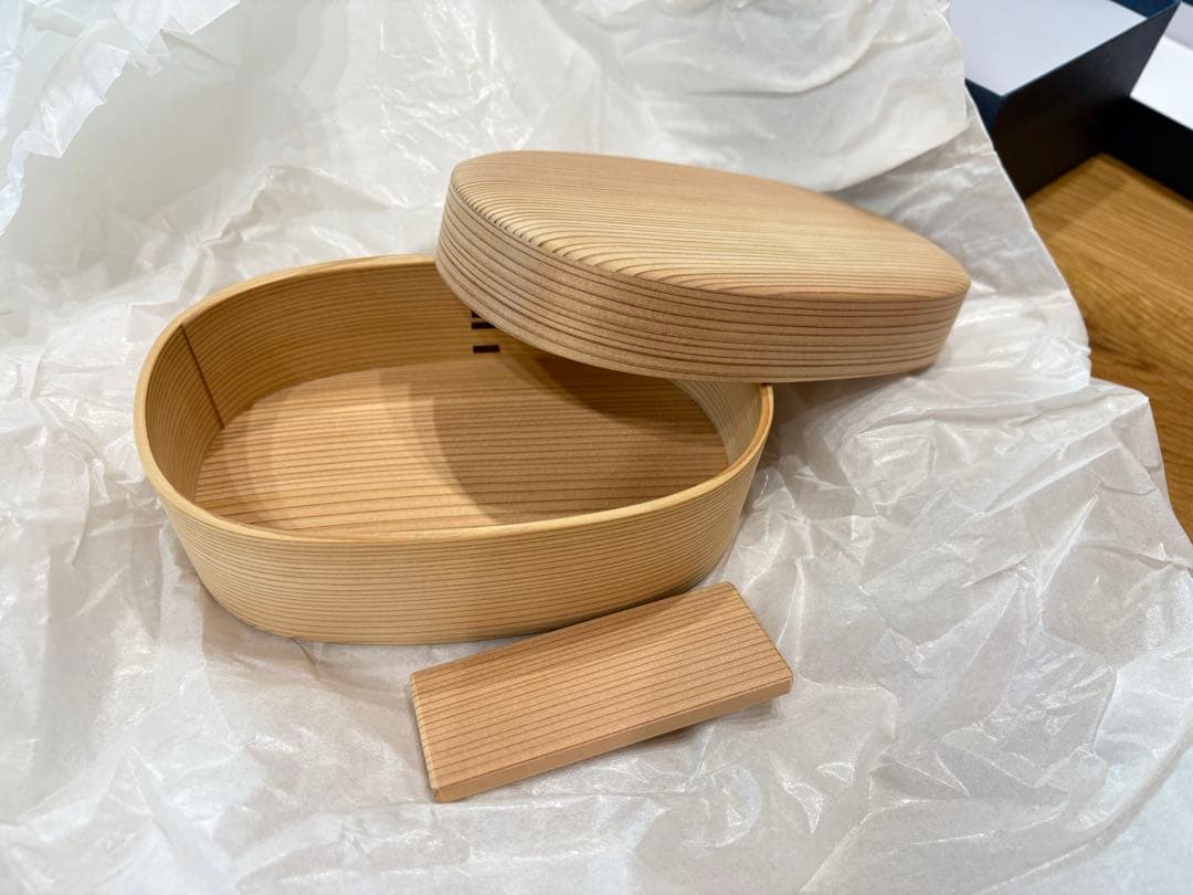 柴田慶信商店　曲げわっぱ　小判弁当箱　小