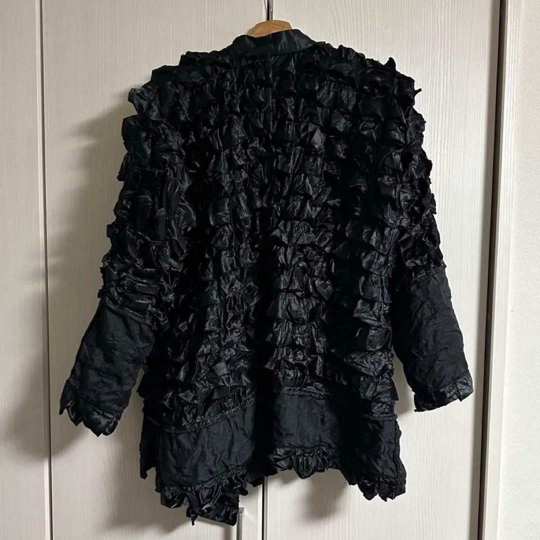 コムデギャルソン ブラックフリルアウター