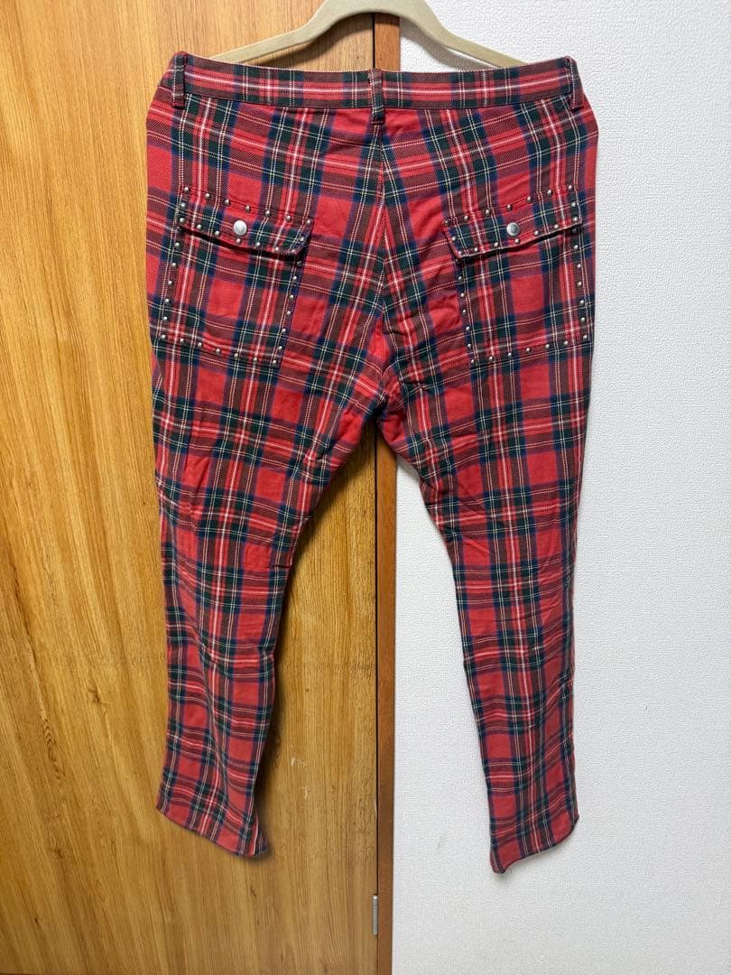 Under Covertion レッドチェックパンツ L値下げ⭕️