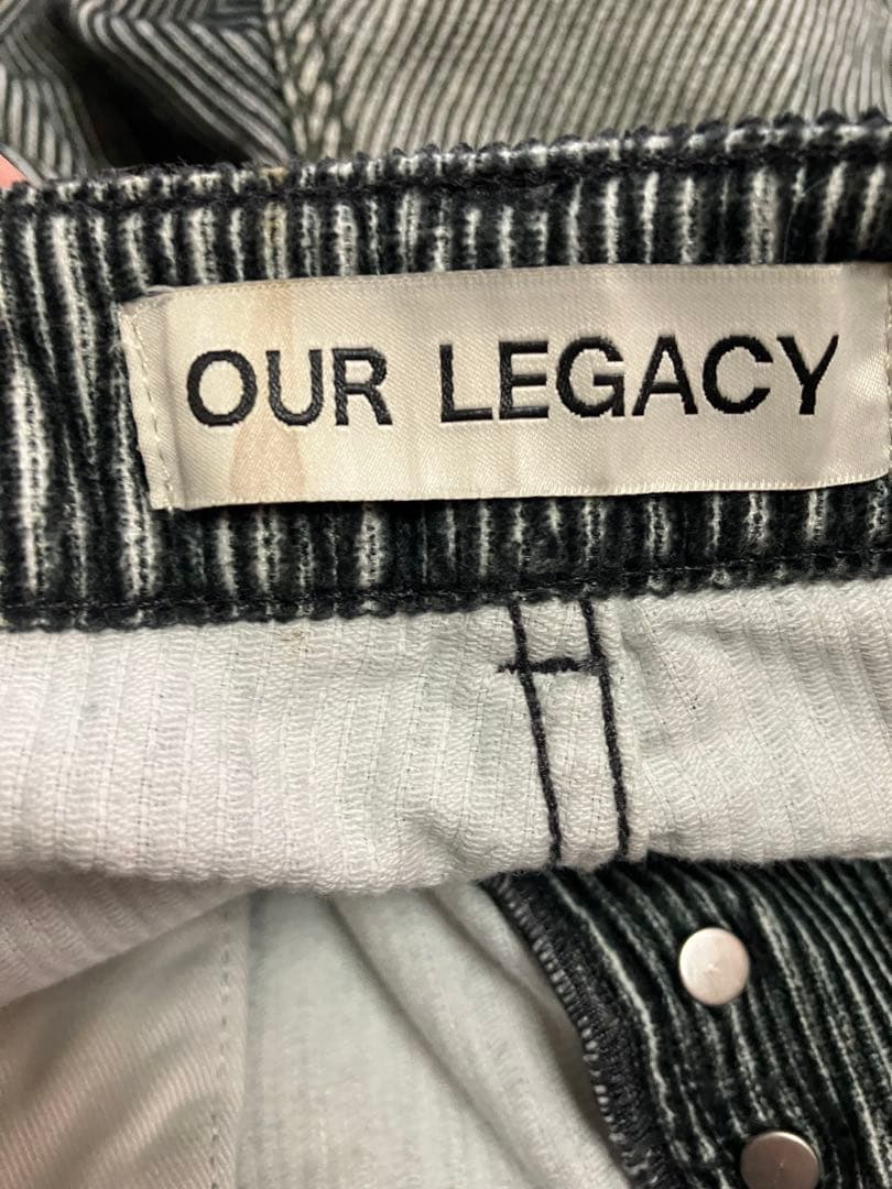 our legacy linear cut コーデュロイパンツ