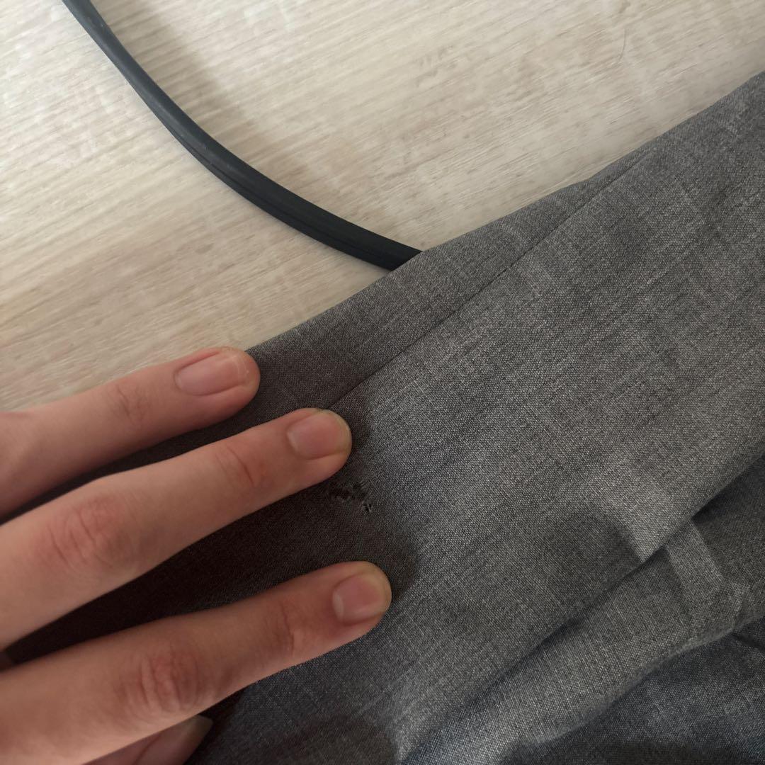 パンツ Prada gray wide trousers