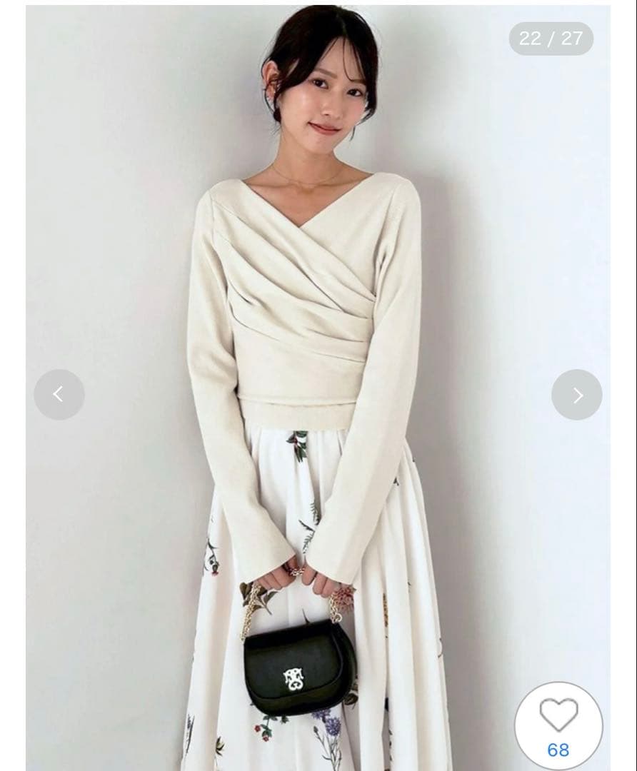 スナイデル ニットドッキングワンピース