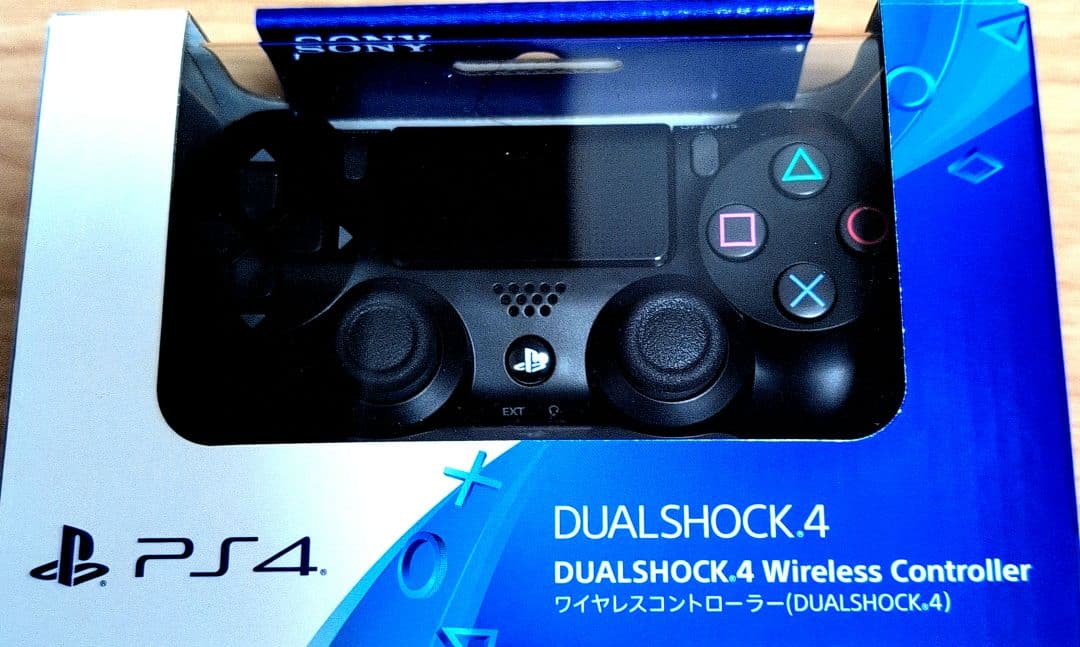 純正　PS4 ワイヤレスコントローラー DUALSHOCK4 ジェット・ブラック
