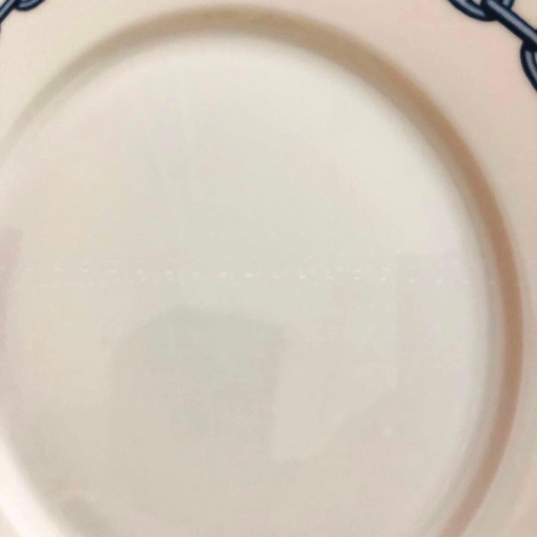 HERMES エルメス　ラウンドプレート　シェーヌダンクル 27cm ①