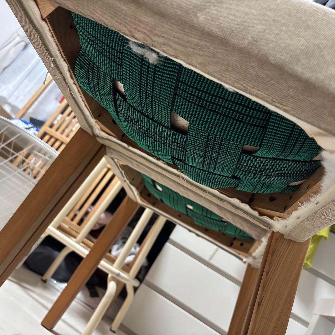 2脚セット売り　無印良品　オーク材　ダイニングチェア