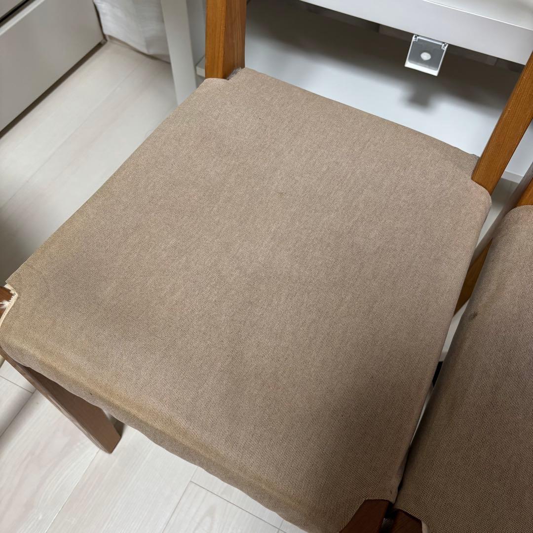 2脚セット売り　無印良品　オーク材　ダイニングチェア
