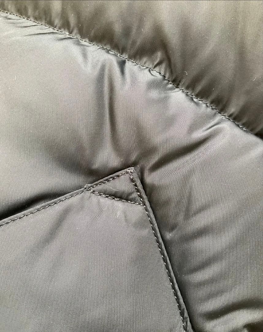 ロッキーマウンテン　ダウンベスト　42　ブラック　ボア付　定価8万 希少サイズ