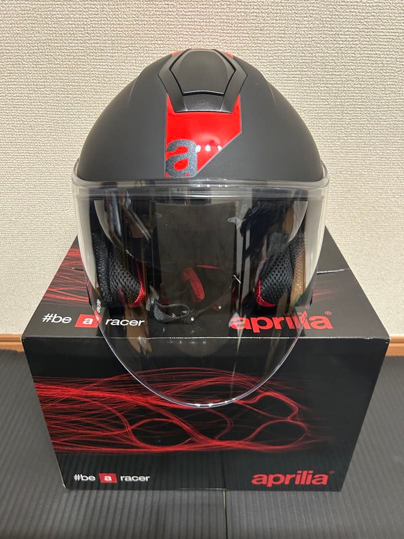 aprilia ジェットヘルメット 未使用 XL アプリリア