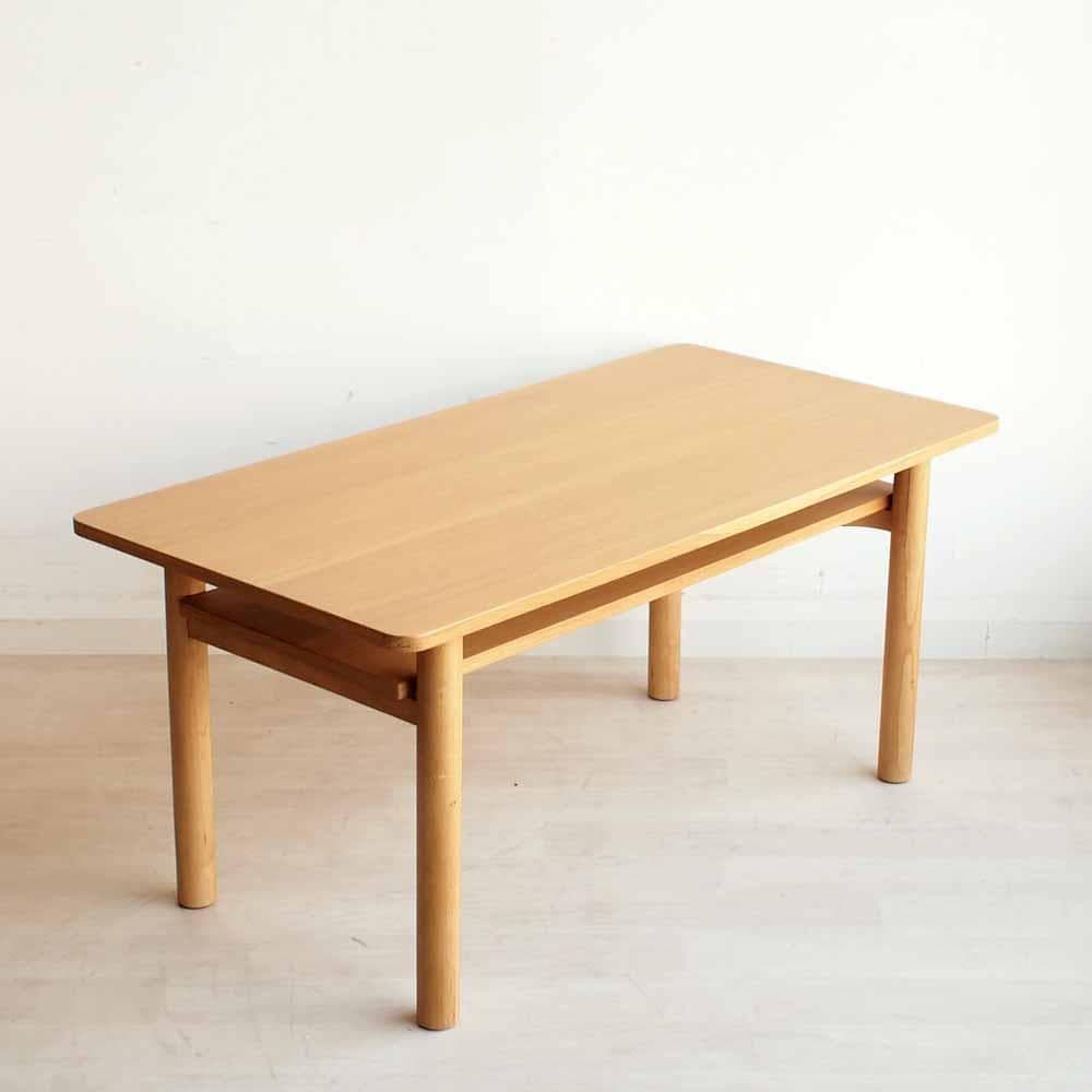 無印良品/MUJI 木製ミドルテーブル・オーク材 ナチュラル ZR24206