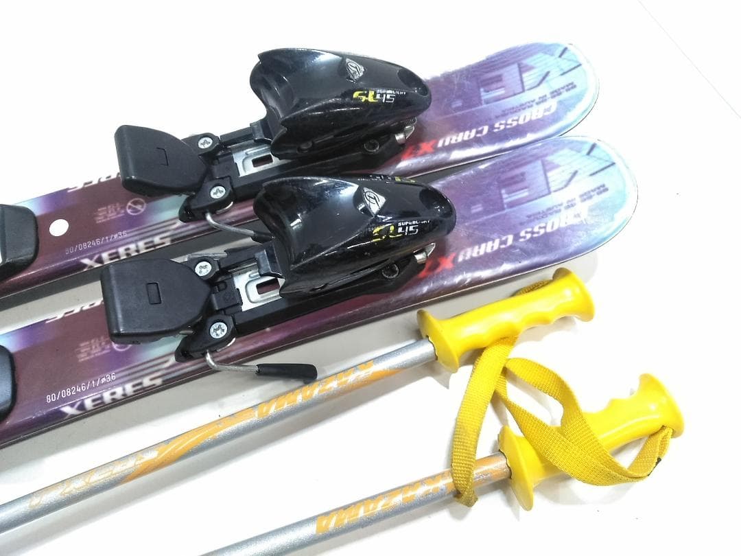 キッズ ジュニアスキー4点セット セレス80cm ブーツ ヘッド 18.5cm◇