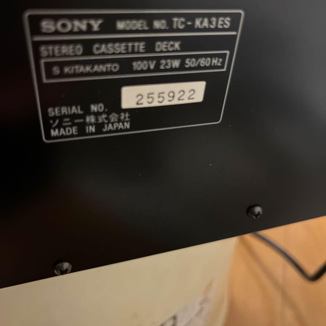 その他 Sony TC-KA3ES