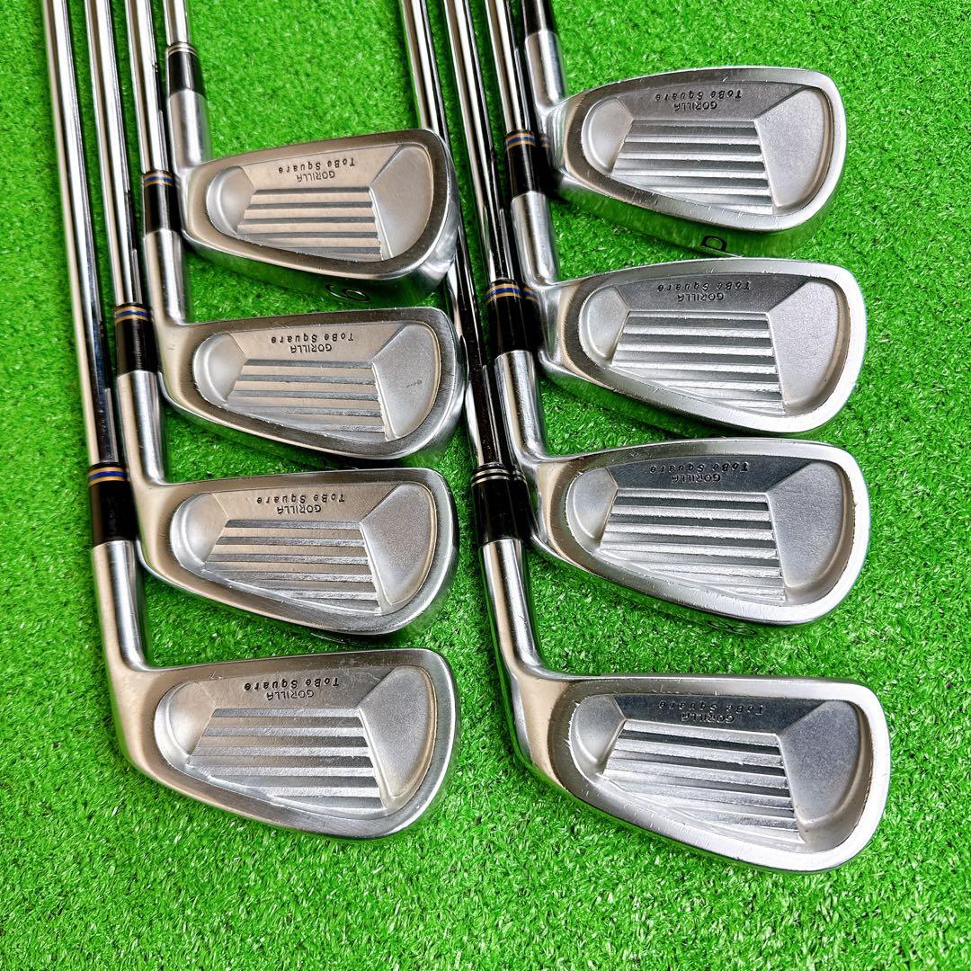 【地クラブ】 GORILLA To Be Square アイアンセット 8本 S