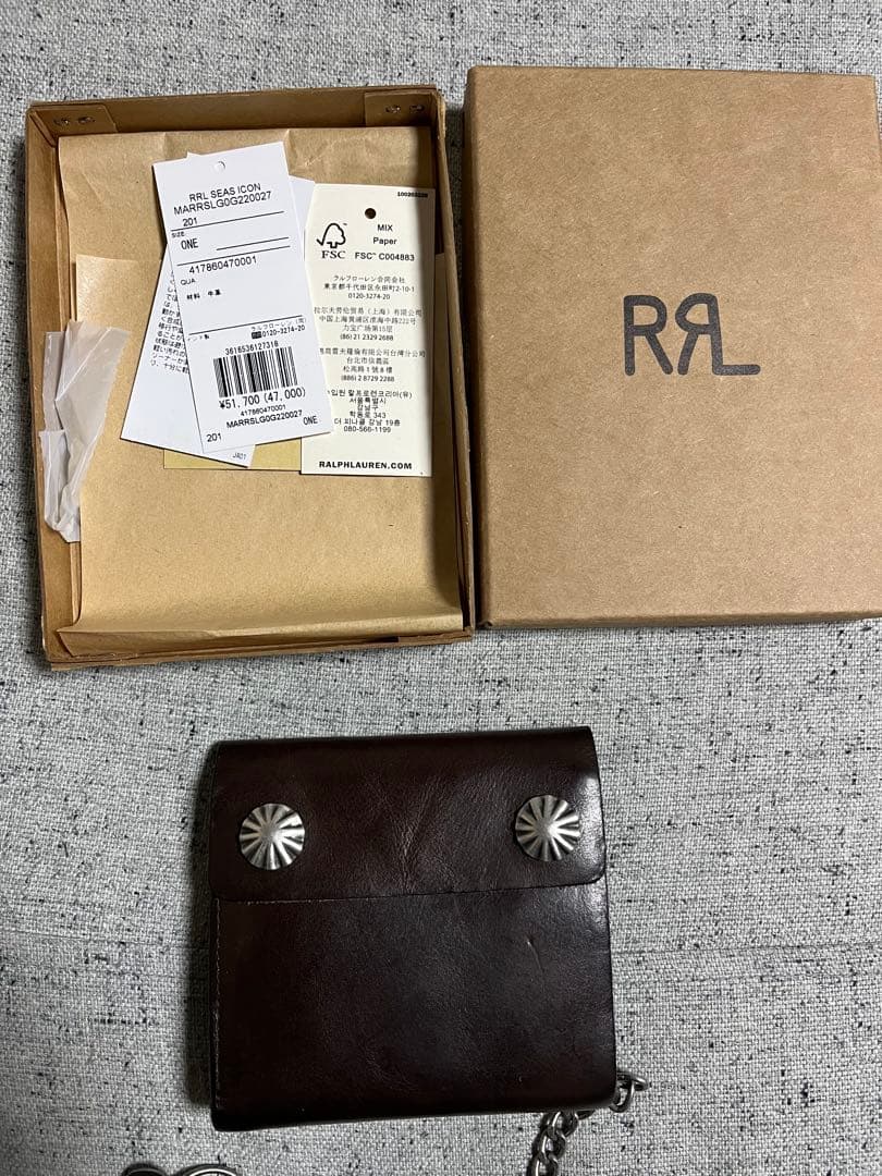 RRL コンチョ　財布　ウォレット　ラルフローレン　ダブルアールエル
