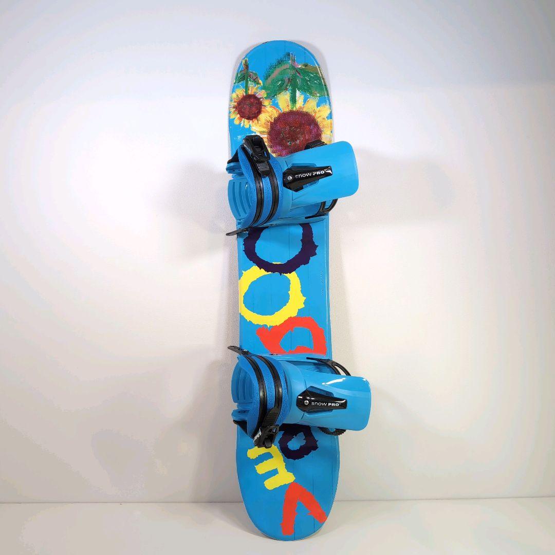 キッズ用 スノーボード100cm バインディングセット