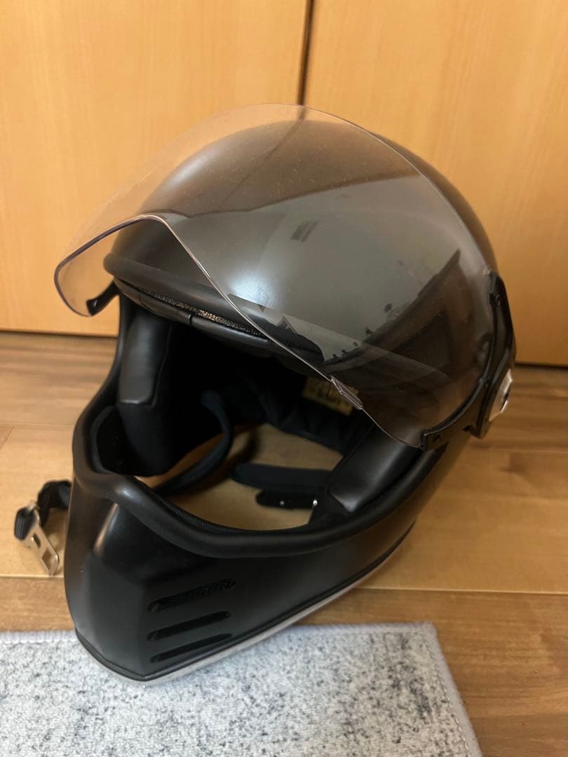 フルフェイスヘルメット ブラック　RIDEZ X HELMET