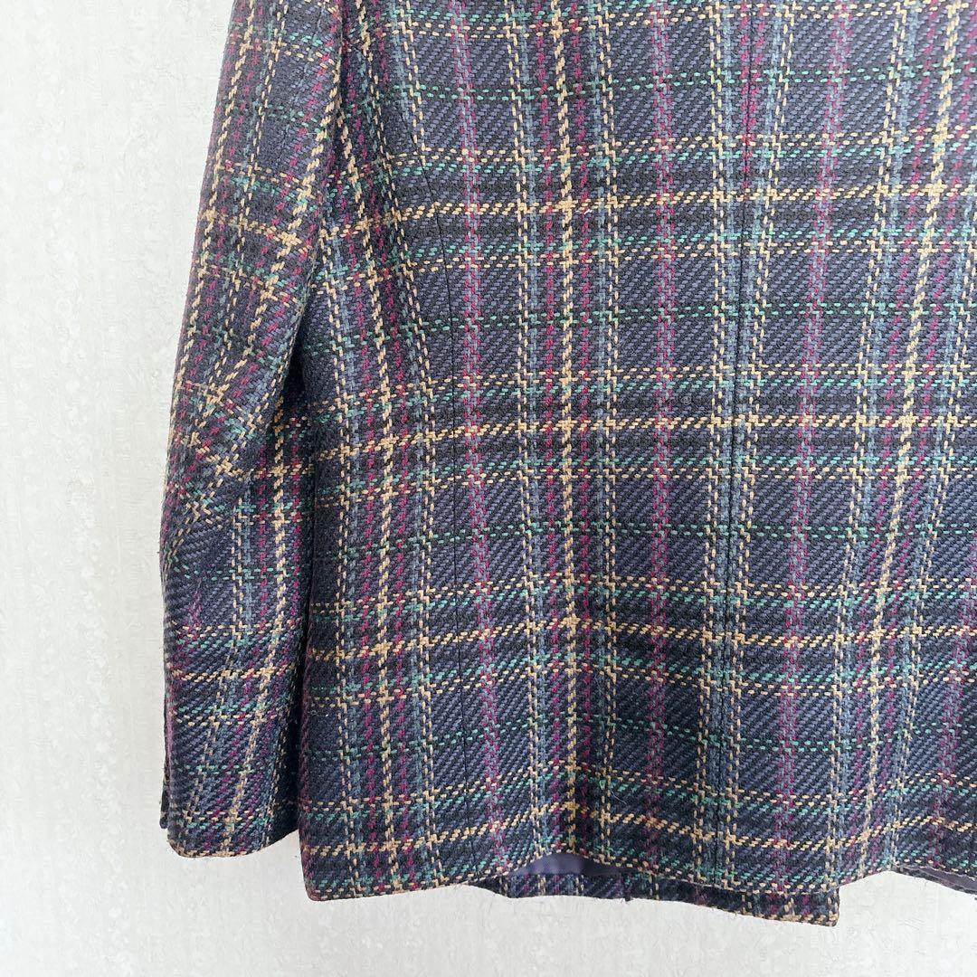【美品】Burberrys ツイードジャケット ウールシルク 9 ヴィンテージ
