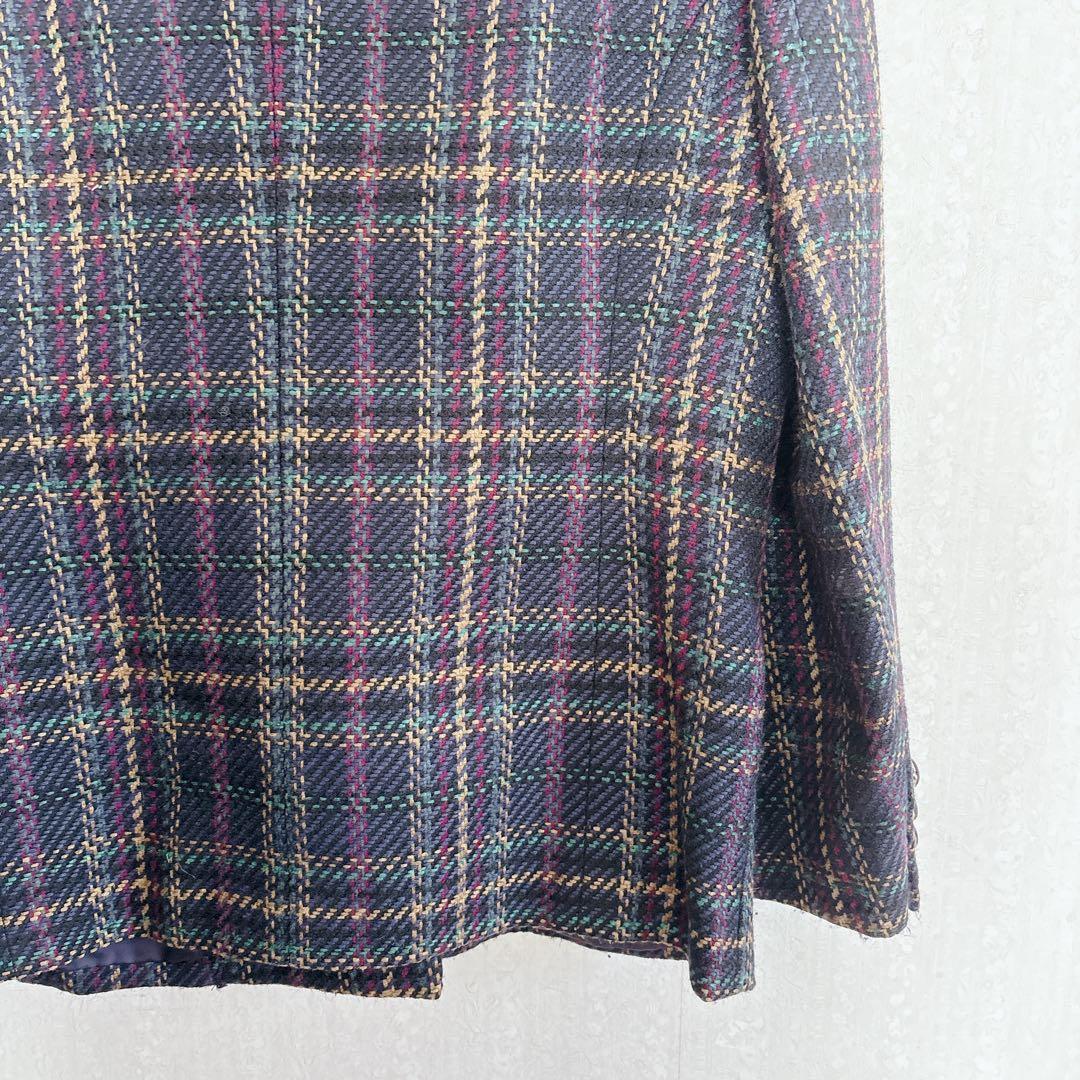 【美品】Burberrys ツイードジャケット ウールシルク 9 ヴィンテージ