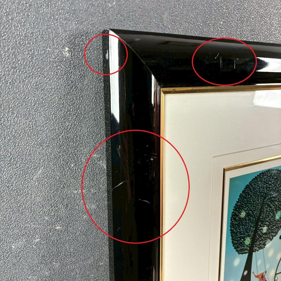 【ぽぬお】藤城清治「海の見える遊園地」「コスモスとこびと」2点セット