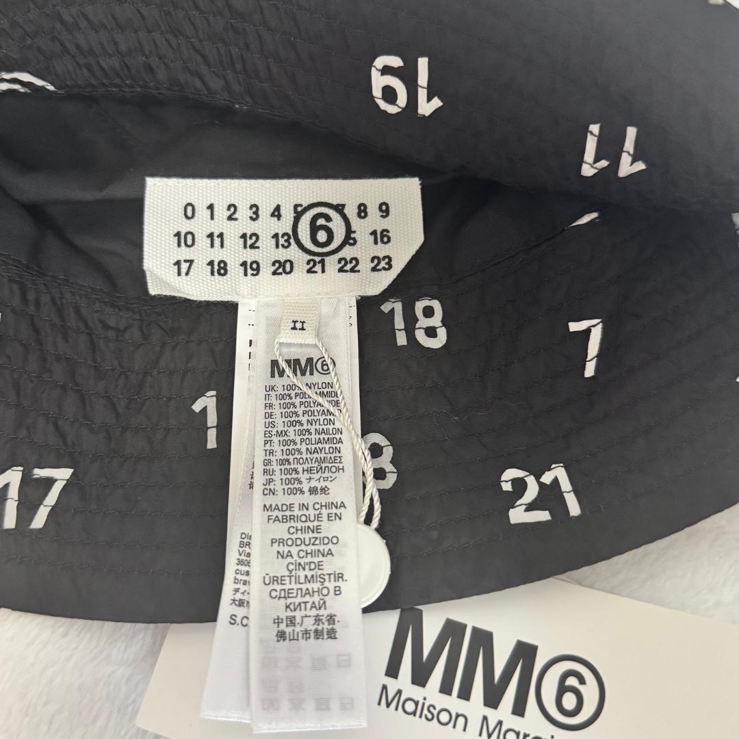 【完売品】MM6大人もOK ロゴバケットハット　頭回り56センチ